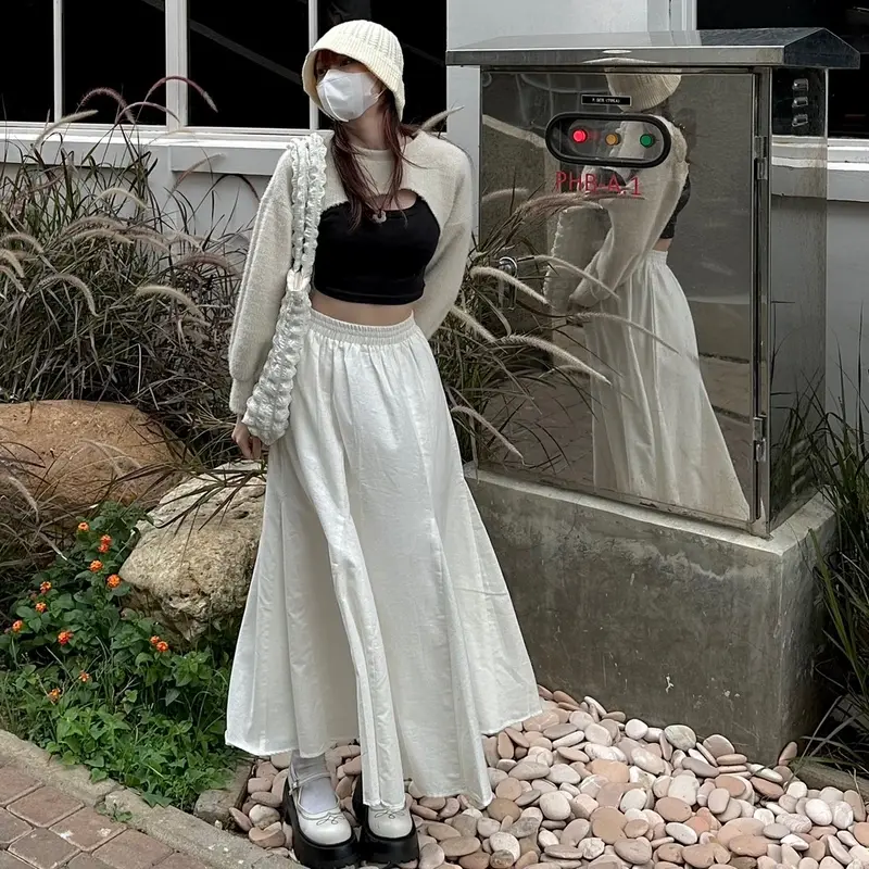 Robin Skirt ByNeeth - Rok linen - Rok basic - Rok A Line - Rok payung - Rok korean style 4