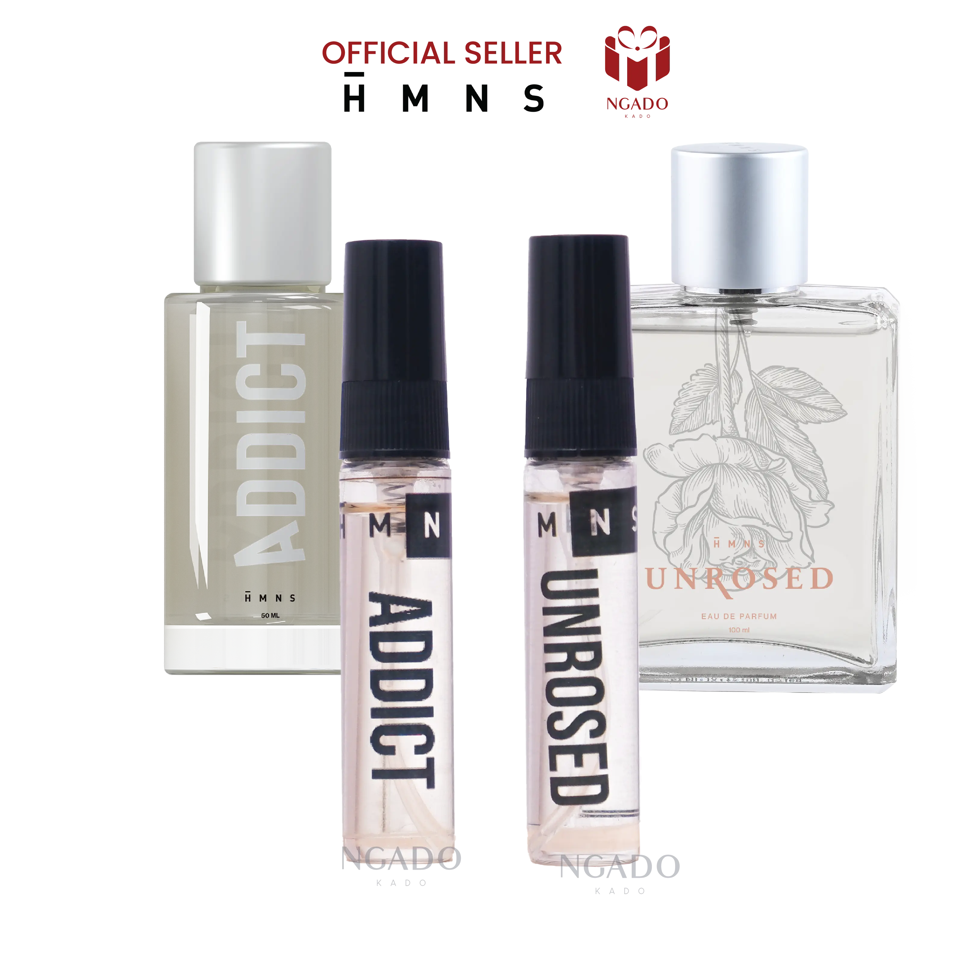 Decant Share HMNS Perfume Addict Unrosed - 5ml Travel size - 2ml Parfum EDP Tester Share in Jar