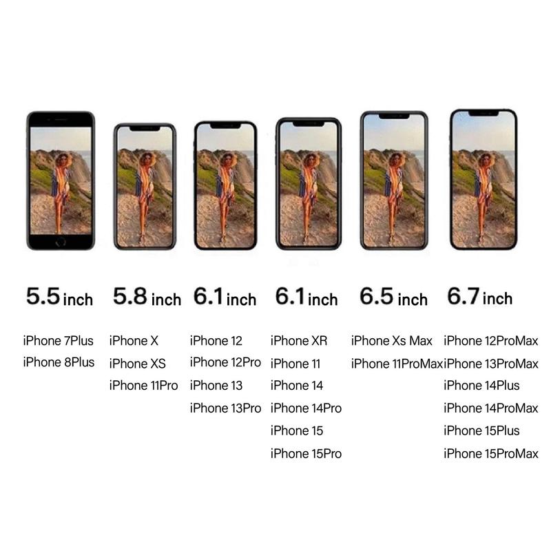 Product Introduction of Phone Case (1 Count), Lip Print Pattern Shockproof Mobile Phone Protective Cases, Cellphone Cover for iPhone 1
