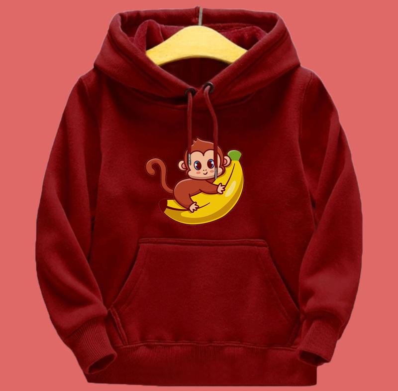 HOODIE ANAK LUCU MONKEY BANANA usia 1-10 tahun LAKI LAKI / PEREMPUAN Fashion 5