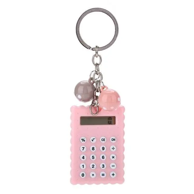 Kalkulator Mini Gantungan Kunci 8 Digit - Berbagai Warna