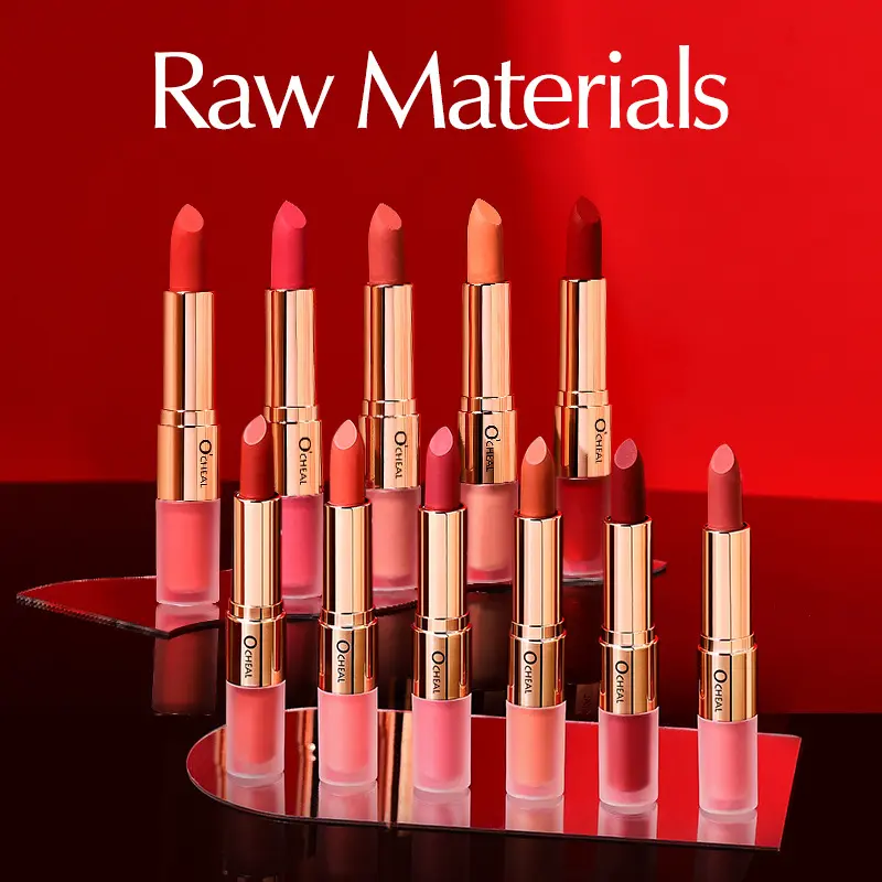 Hot-Selling Foreign Trade OCHEAL 12-Color Dual-Head Lipstick Lip Glaze Matte Velvet Non-Stick Cup Moisturizing Lip Mud Lip Gloss