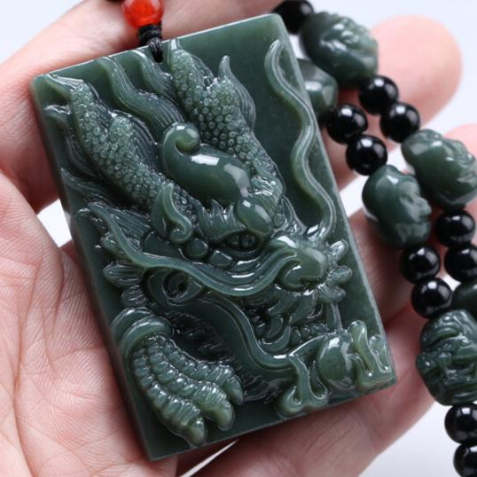 Mặt Dây Chuyền Quan Công A Di Đà, Ngọc Bích Hòa Điền Tự Nhiên, Vòng Cổ Ngọc Bích Màu Xám, Mặt Dây Chuyền Ngọc Bích, Hàng Thật Có Giấy Chứng Nhận, Vòng Cổ Mặt Dây Chuyền Ngọc Bích 7