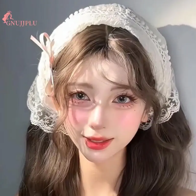 Stunning Upgrade! Elegant Plaid Scarf for Women Creative Frilled Headband Versatile Style Hair Wrap The New Fashion Star in Headwear Accessories A Must-Have Adornment to Make You
