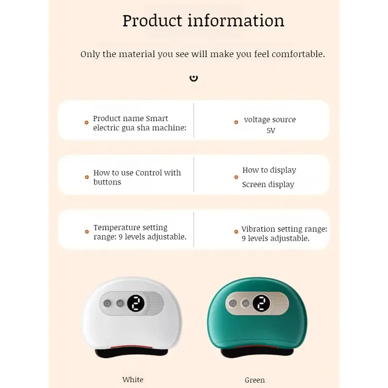 Intelligent electric gua sha set 1