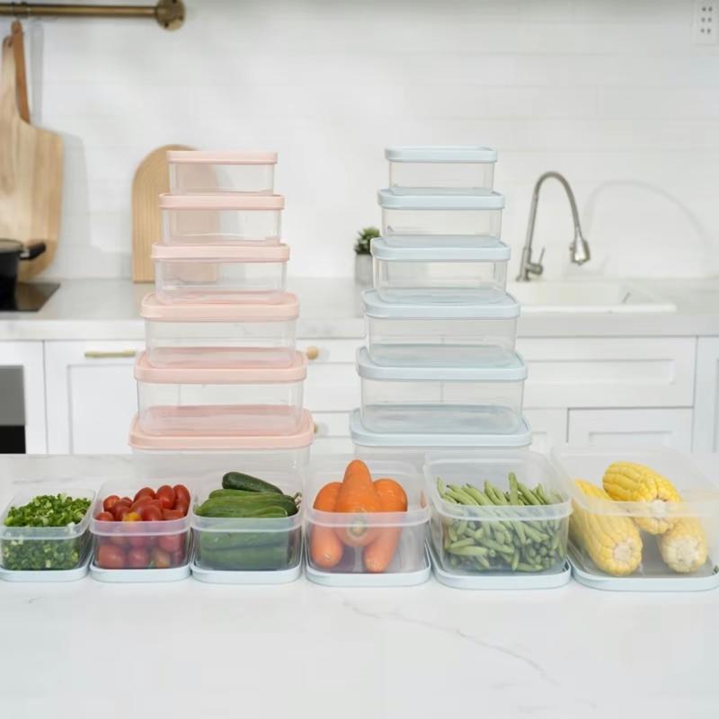 [Bộ 6 hộp nhựa đựng thức ăn Hokkaido - Inochi  (500-750-1000-1500-2000-2500ml) trữ thức ăn , trái cây rau củ quả , thịt cá