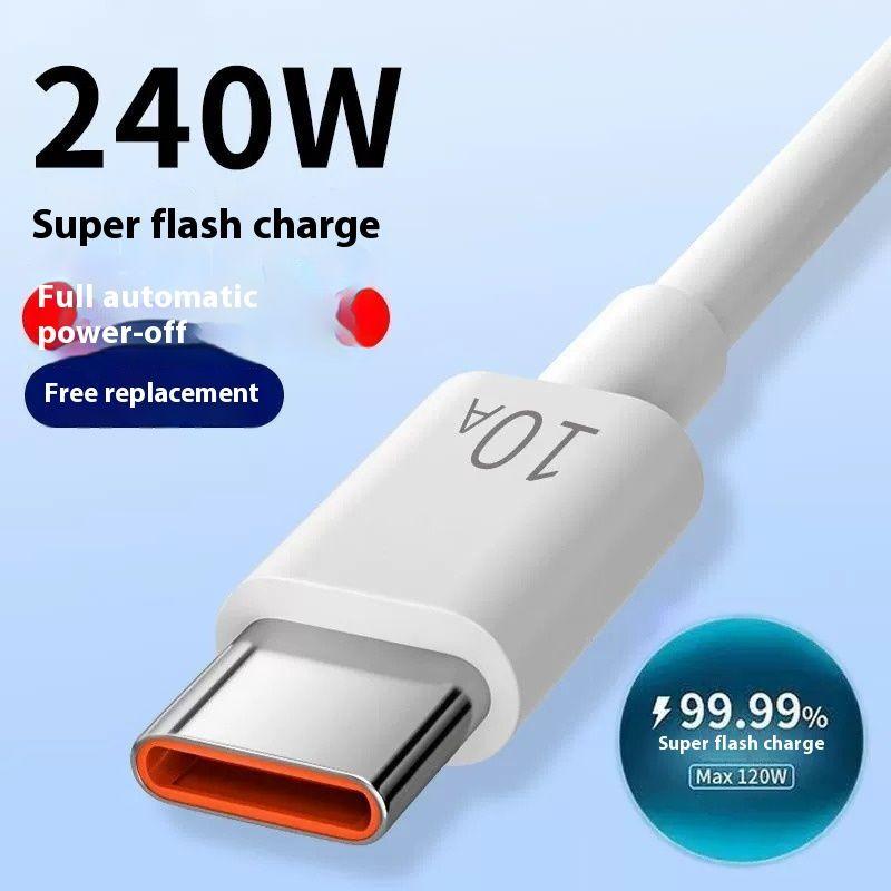 Cáp sạc nhanh siêu tốc 240W USB-C với tự động ngắt nguồn