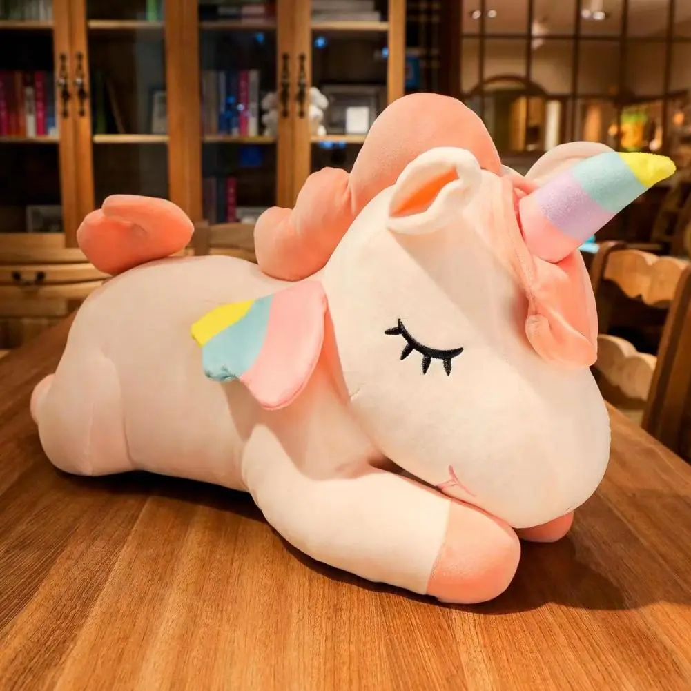 Rainbow Unicorn Plushie Doll Unicorn Soft Plush Toy Pillow Girl Birthday Gift For Kids Present Stuffed Toys