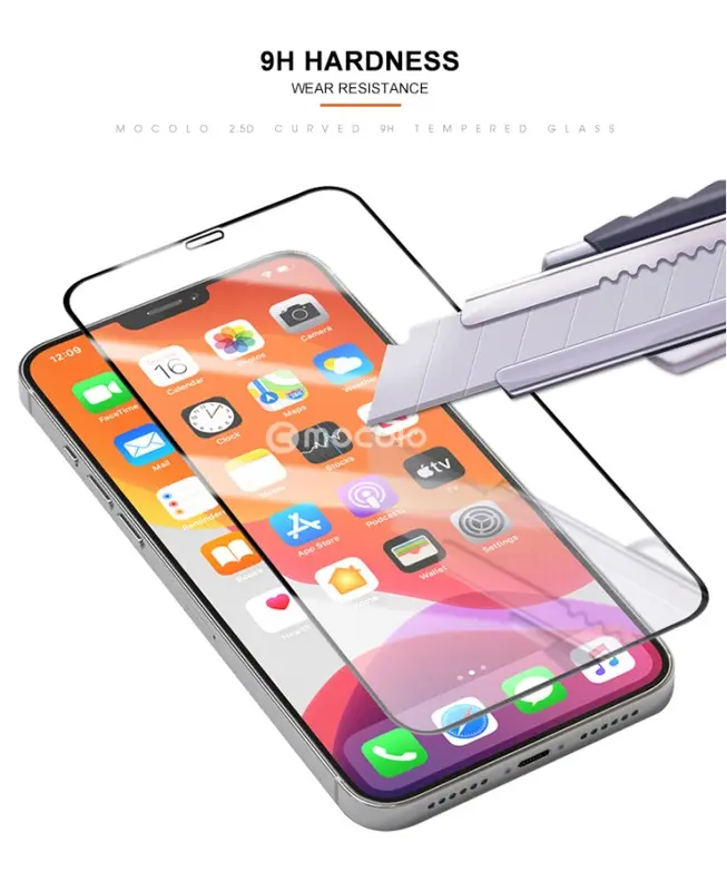 Mocolo Tempered Glass Compatible For iPhone 12 Pro Max 12 Pro 12 Mini Anti Gores Kaca 2