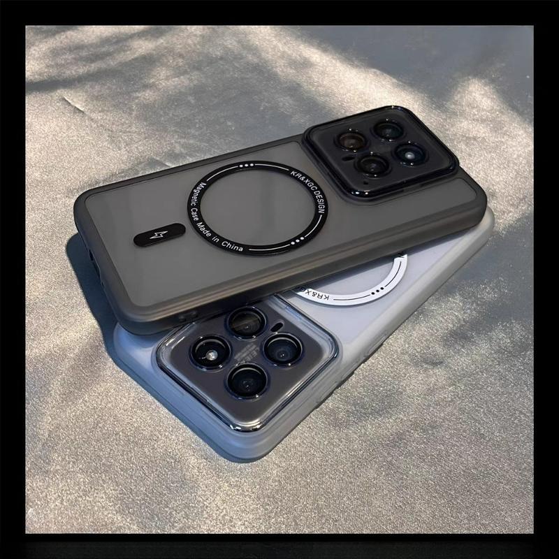 Ốp Mềm Bao Phủ Toàn Bộ, Sạc Từ Tính, Bảo Vệ Ống Kính, Dành Cho Xiaomi 14T, 13T, 12T, Mi12, Mi13, Mi14, Mi15 Pro, Mi 15, 14, 13 Ultra, Vỏ Điện Thoại