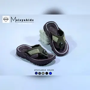 New Dulux305 - Sandal jepit anak laki-laki motif polos bahan full karet fashion dulux Uk  24-35