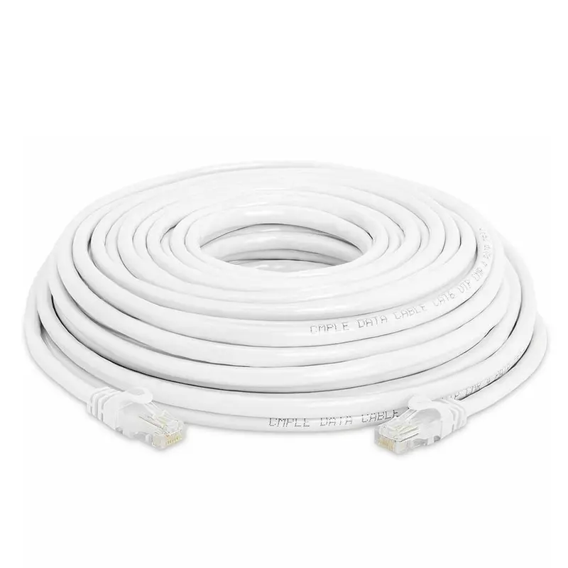 Kabel LAN Outdoor FTP CAT5 Kabel UTP 30 Meter Pabrikan Hight Quality BIRU ABU Computer Router 7