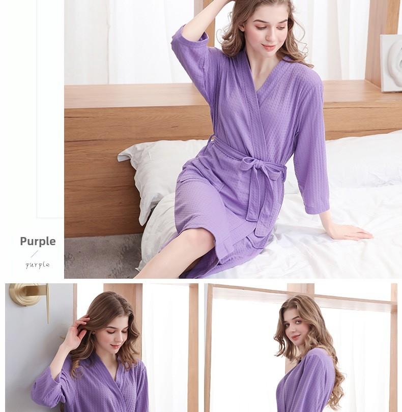 Product Introduction of Stylish Bathrobes for Men and Women  for Hotel Wholesale Wide and Absorbent Bathrobes for Relaxing 10