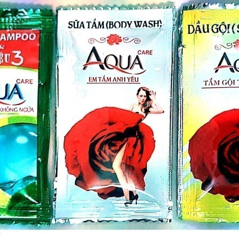 Dầu Gội, Sửa Tắm bịch 100 gói cho nhà nghỉ, khách sạn -Đồ Dùng Khách Sạn Quân Phương 0