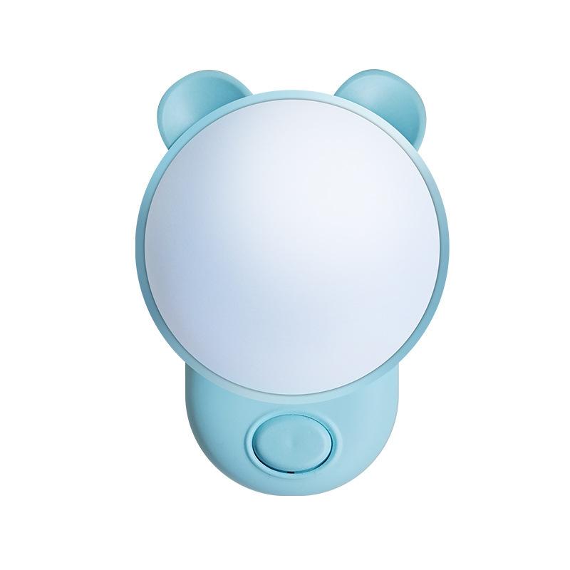  Đèn ngủ Led hình gấu Điều chỉnh 2 mức sáng  Bóng ngủ cắm điện trực tiếp công tắc bật tắt tiết kiệm điện 