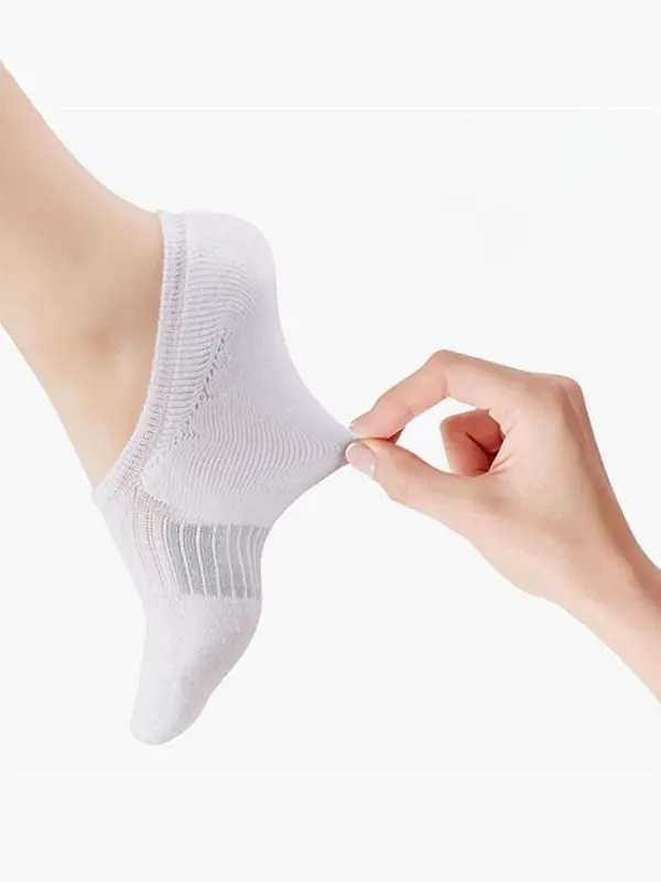 Men's Striped Pattern Anti-slip  Ankle Socks, Casual Comfortable Breathable Socks for Daily Wear, Women's Socks for All Seasons 4