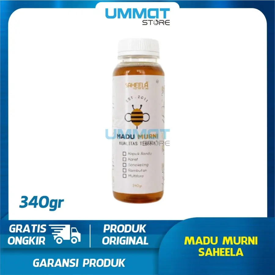 Madu Murni Saheela 340 gram