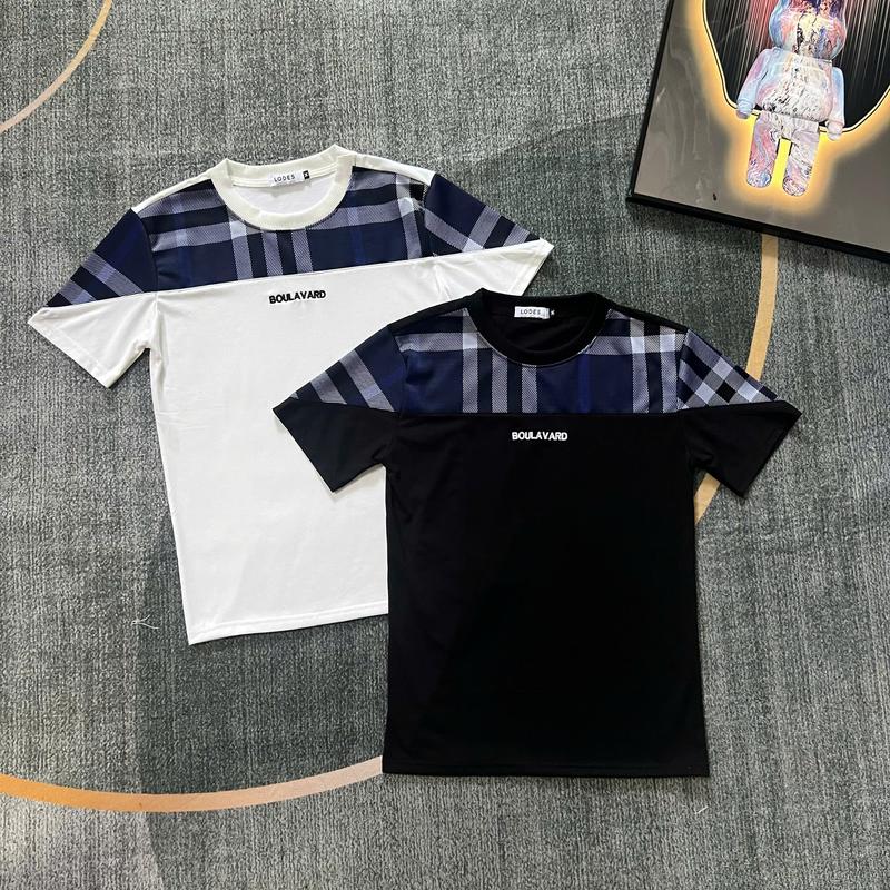 Áo thun nam nữ cổ tròn vải cotton form hàn quốc trẻ trung thêu vải BOULAYAR mẫu mới chuẩn khoi nguyen Menswear Kem