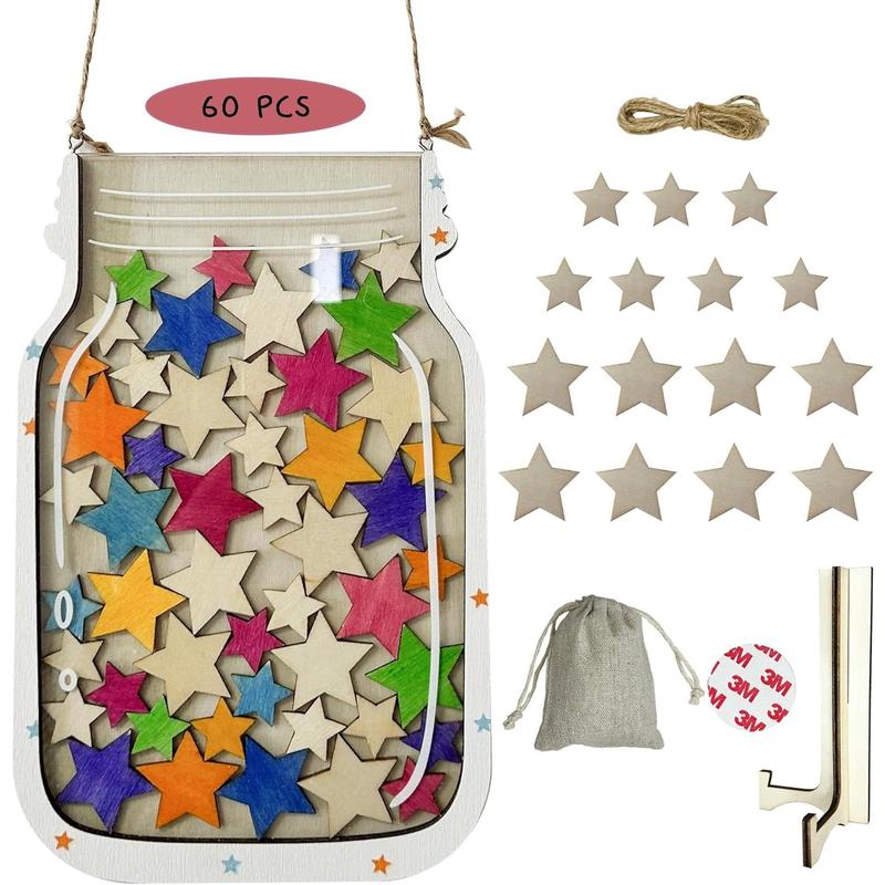 60 count Star Reward Jar System Personalized Reward Jar for Students ...