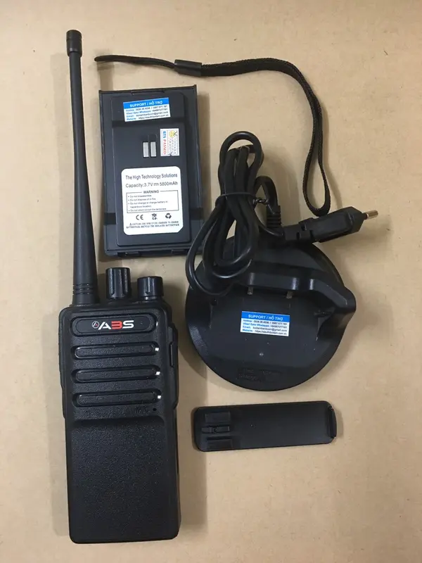 Bộ 6 Bộ đàm chính hãng ABS GP850 (Hỗ trợ cả sạc USB, Siêu rẻ, Bền bỉ) 3