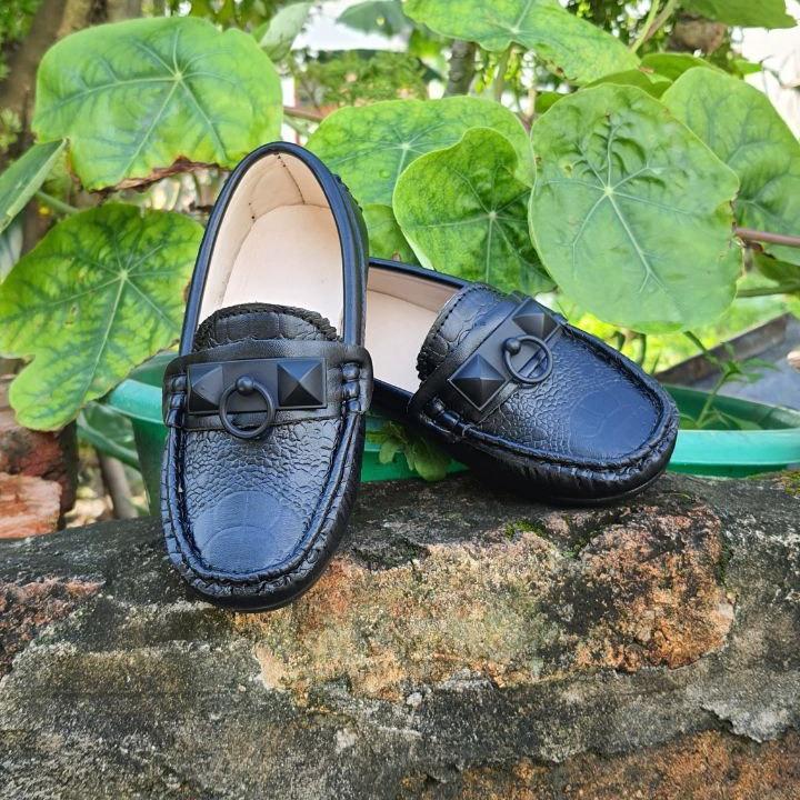  B52 Giày Lười thu đông 2026 Da Mềm Cho Bé Trai S21-35 Jean Sandal Dép Sandal Voi giay mọi giay chú rể sang trọng 