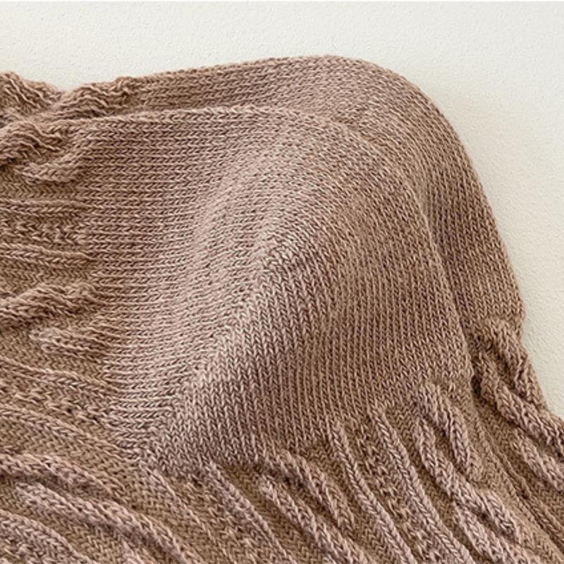 Product Introduction of Tất nữ cotton tone màu cà phê - Vớ nữ siêu ấm chân đan họa tiết kiểu xoắn độc lạ VALICA T685 Women Sọc Nhung 15