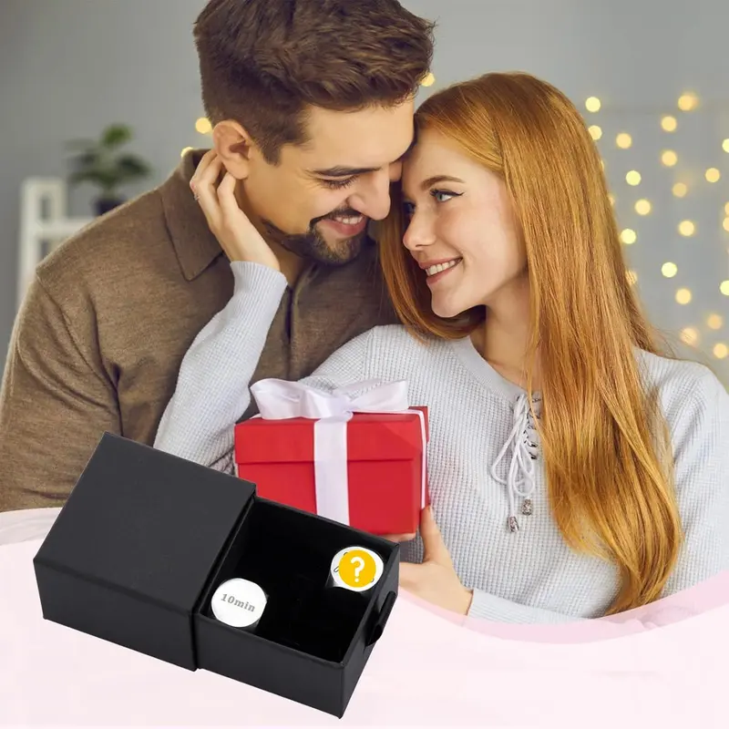 Dating Dice, 4 Counts/set Creative Dice Blind Box, Gifts for Girlfriend & Boyfriend, Couple Gift, Couple Game for Wife & Husband, Wedding Gift 5