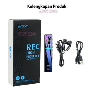 Alat Perekam Suara Voice Audio Recorder Mp3 16 GB Mini Tersembunyi Digital USB Merekam Notulensi Rapat Meeting Yutuber Live Sound Stereo Jernih Mikrofon Sensitif Praktis Portable 8