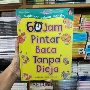 BUKU 60 JAM PINTAR BACA TANPA DIEJA BESAR ORIGINAL FULL COLOUR