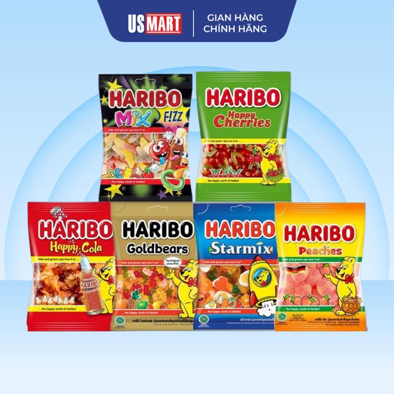  Kẹo Dẻo Haribo Nhiều Vị Ăn Vặt Candy 80g - 750g 