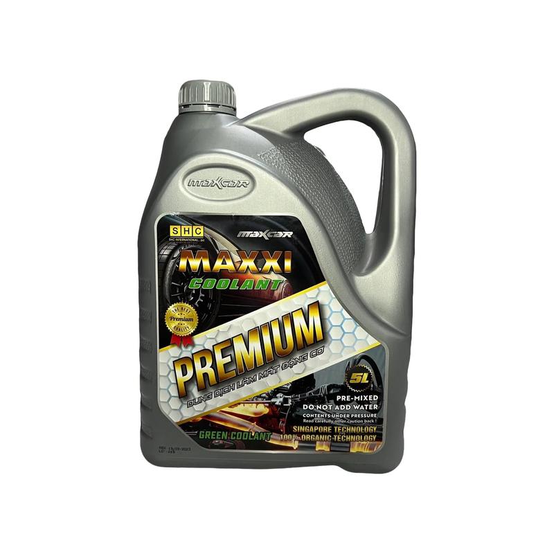 M5 : Nước làm mát oto cao cấp Maxxicoolant Premium 50% chất tản nhiệt , chuyên dụng dành cho xe ô tô , bốn bánh , car , auto chất lỏng đỏ Dầu