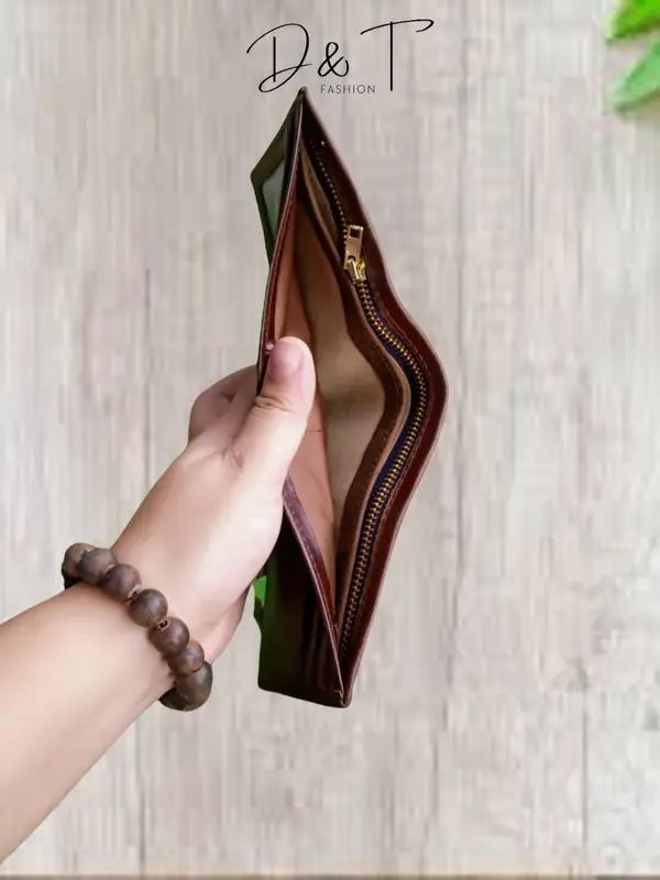 [Gà]Ví da nam 12 con giáp - tài lộc - may mắn, đựng được giấy cũ DT152, kèm hộp quà tặng 6