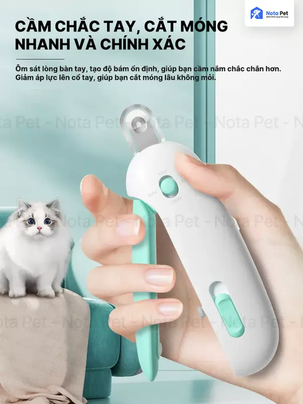 Kéo cắt móng cho mèo cưng – Cắt móng nhanh chóng an toàn và chính xác – Nota Pet VN 2