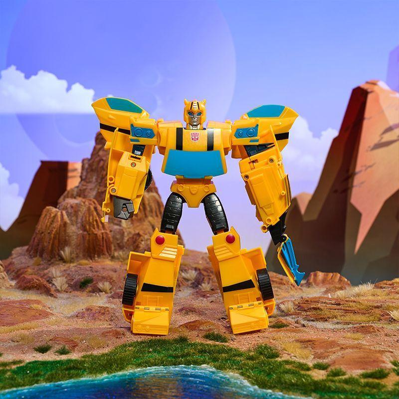 Product Introduction of {Vivi Toys} Hasbro Transformers Nezha Leader Series Bumblebee Boy Children Gift 25cm Large Size Toy 250219 9