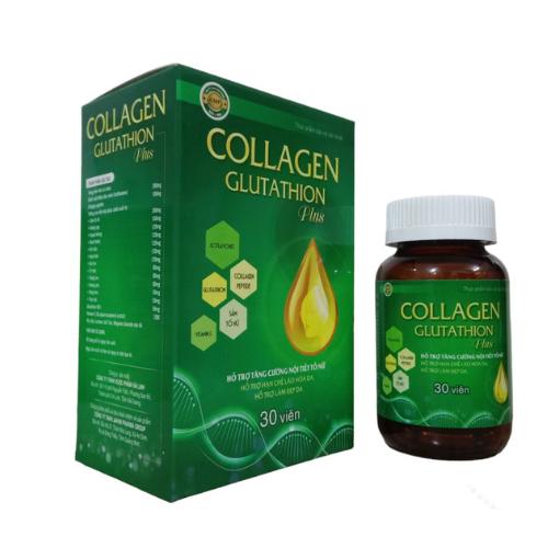 MUA COLLAGEN GLUTATHION TẶNG VITAMIN E 500, HỖ TRỢ CẢI THIỆN NỘI TIẾT TỐ NỮ,  HỖ TRỢ LÀM ĐẸP DA – HỘP 30 VIÊN glutathione 3