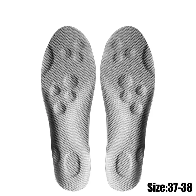Đế Lót Giày Thể Thao 4D, Đế Chạy Siêu Mềm Cho Bàn Chân, Giỏ Hấp Thụ Sốc, Đế Giày, Hỗ Trợ Vòm 7