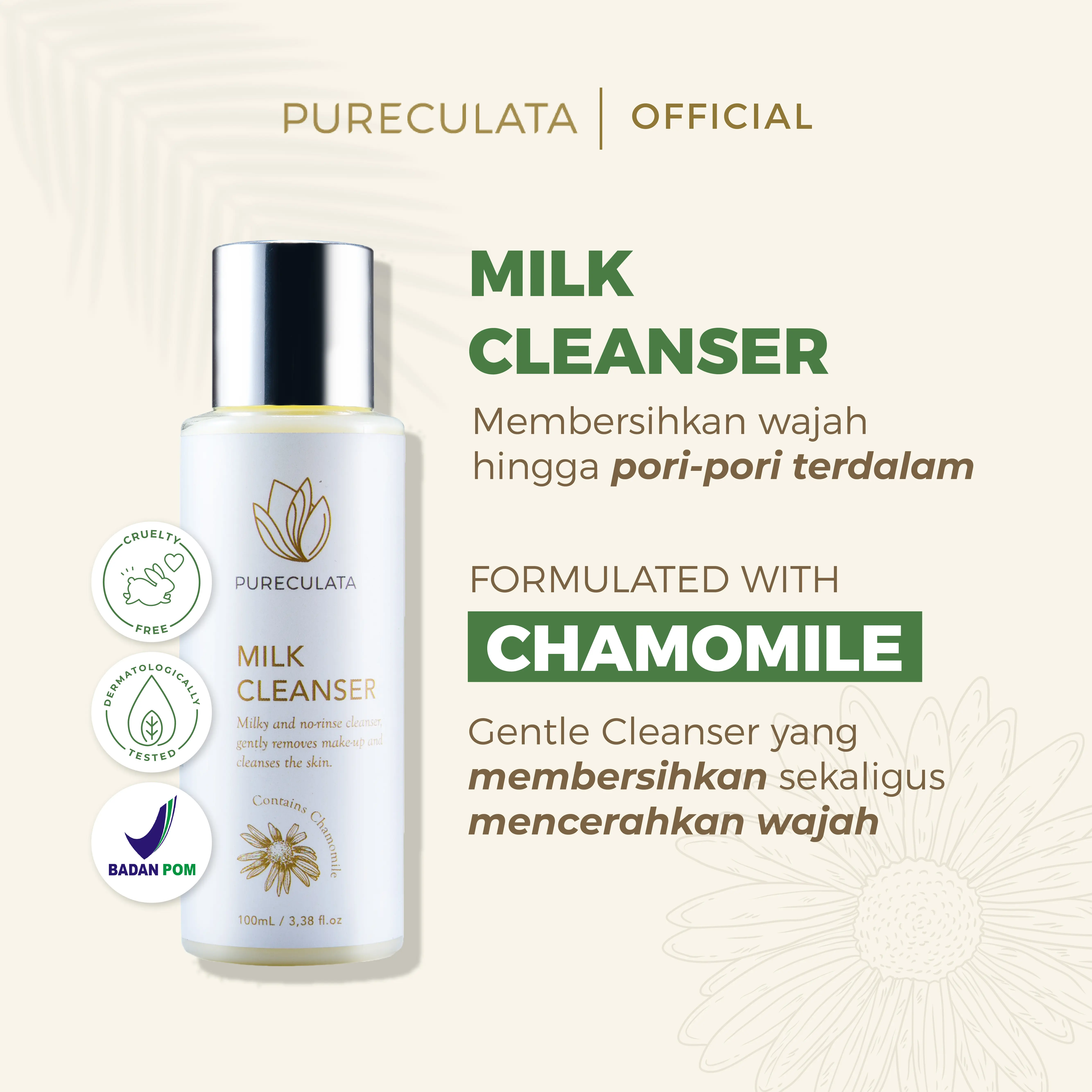Milk Cleanser - Pembersih | PURECULATA