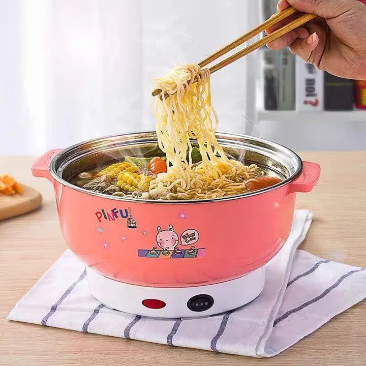 [ GIÁ TỐT ONLINE ] Nồi Lẩu Điện Đa Năng size  28cm - lẩu điện đa năng lòng chống dính nắp kính