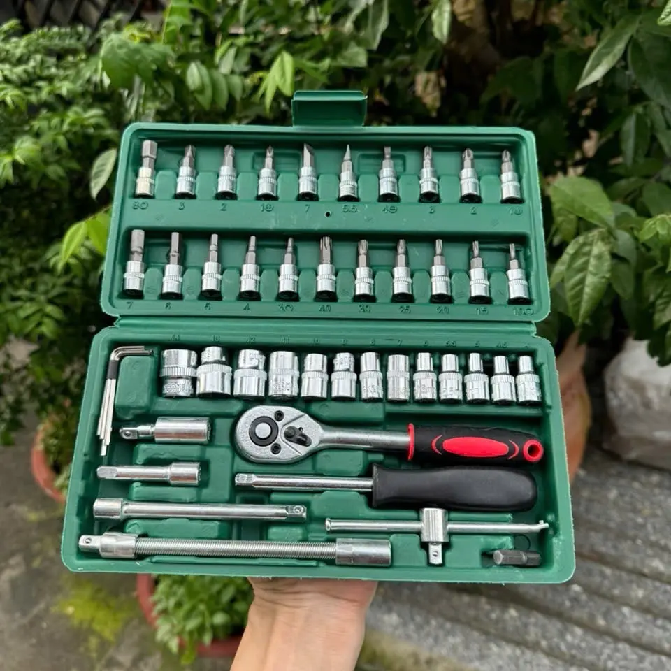 Bộ Dụng Cụ Sửa Chữa 48 Chi Tiết 1/4 HIXMAN