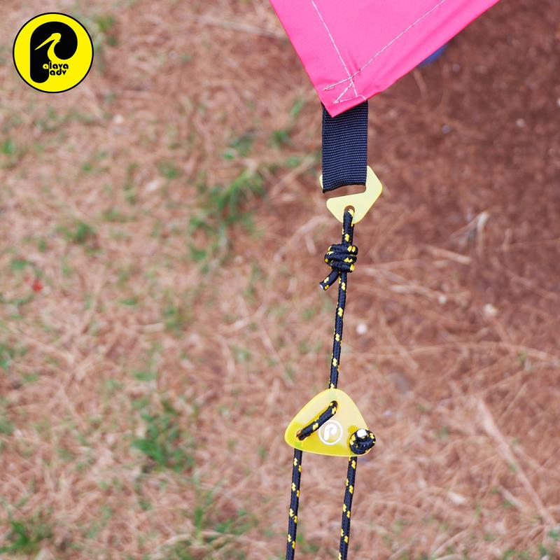 [BISA COD] Tali flysheet premium palava tenda guyline 4mm 4 meter + pouch Camping 3