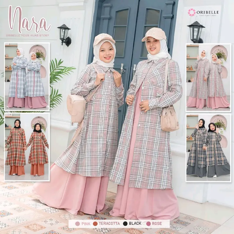 NARA BY ORIBELLE One Set Tunik + Inner Dress 0