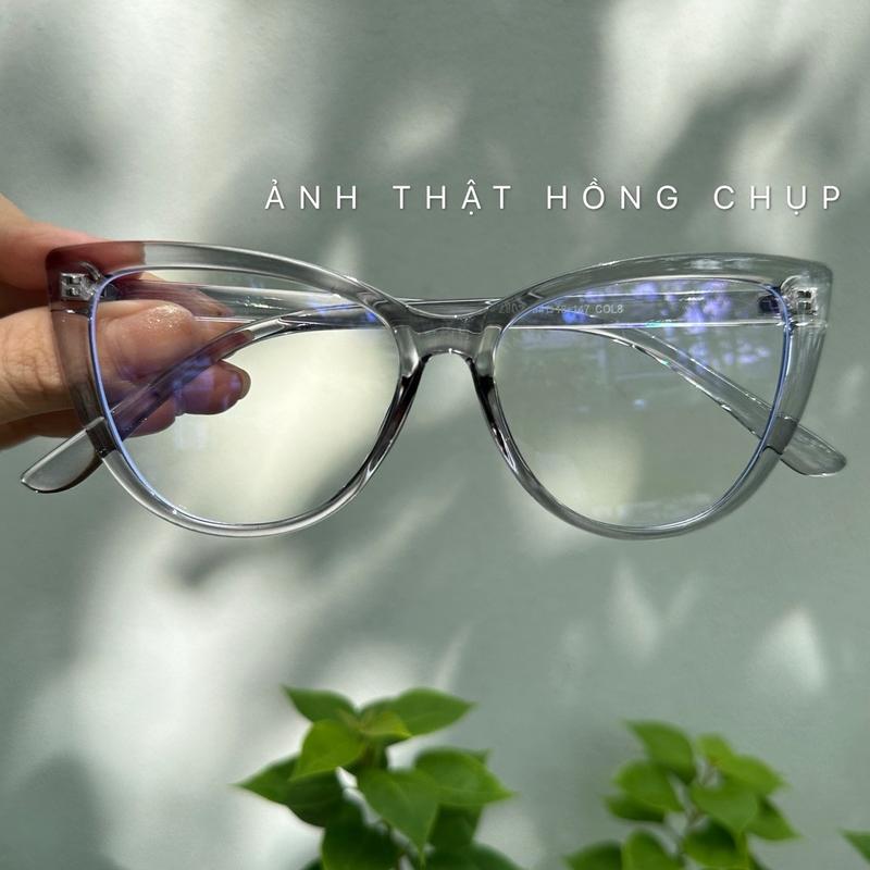 [M57] KÍNH GIẢ CẬN MẮT MÈO FORM TO PHÙ HỢP MẶT TO TRÒN THAY TRÒNG ĐC Kính Mắt Tròng Kính