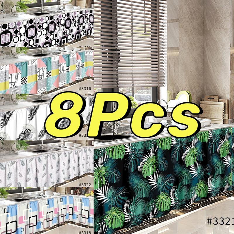 HTC 8PCS Lababo Curtain Sale Lababo Kitchen Sink Kurtina Sal - TikTok ...