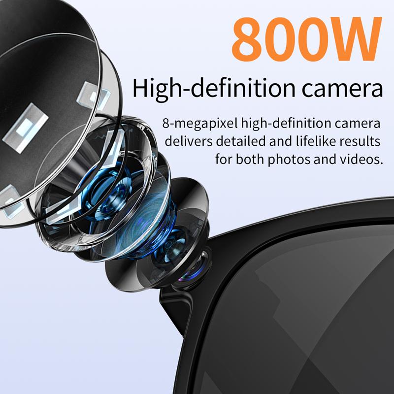 800W 4K HD AI Smart Glasses Chat GPT 100MP Camera Bluetooth Call 260Mah Battery Voice Assistant Control Glasses For Men Women - Image 4