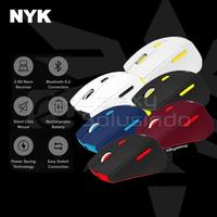 Gambar NYK C80 Silent Optical Wireless Bluetooth Dual Mode Mouse dari GASOL KALIURANG Kota Malang 1 Tokopedia