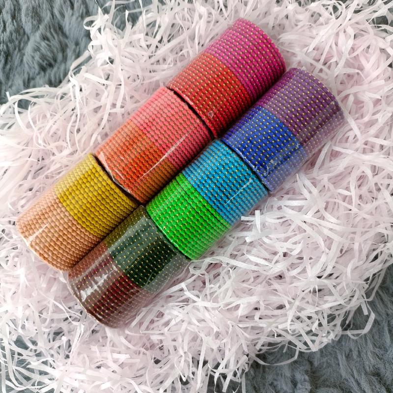 Neon Dotted 12 Colors Combo Set Bangles For KIDS TikTok Shop Malaysia neon-dotted-12-colors-combo-set-bangles-for-kids-tiktok-shop-malaysia