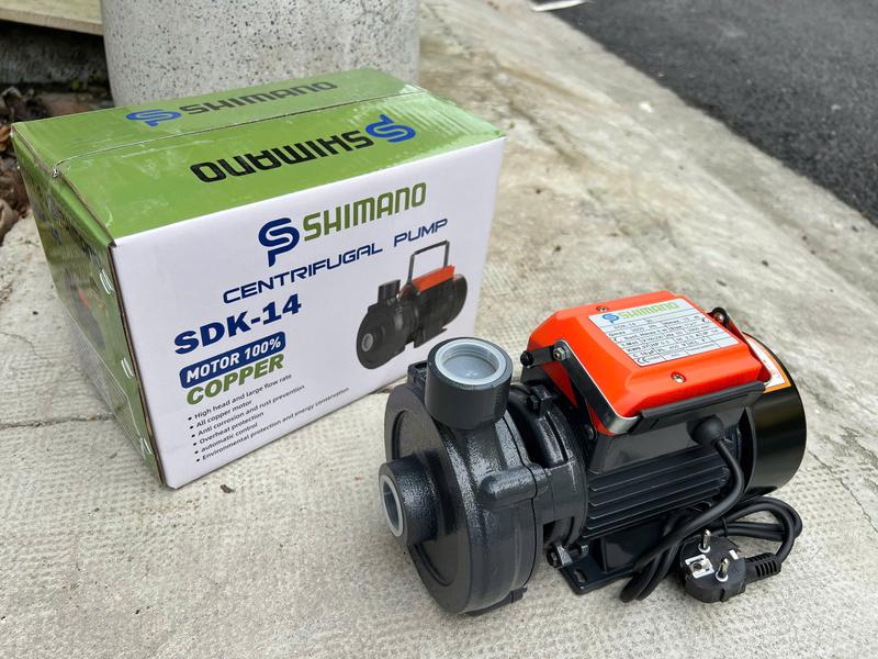 Máy bơm nước ly tâm hút sâu, Đẩy cao SHIMANO SDK-14 Công suất 370w - Bảo hành 12 tháng 1