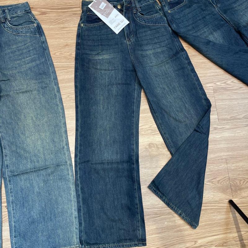 Quần bò dáng xuông chất mềm FANE GU(5597)Jean Menswear