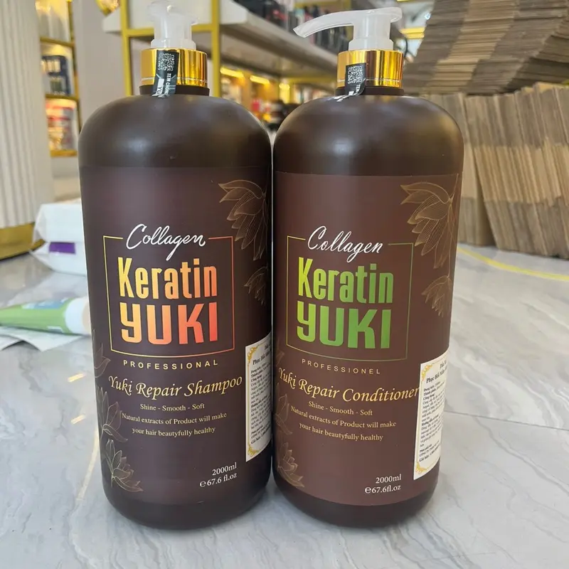 Dầu gội xả yuki thơm mềm mượt lưu hương lâu 2000ml/1chai