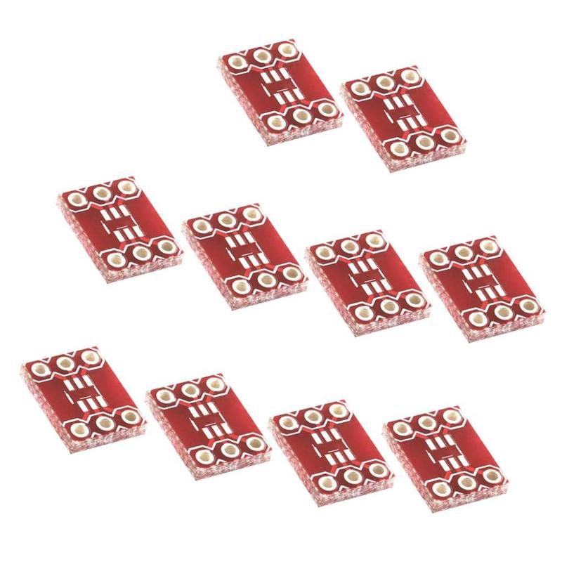 Pack of 10pcs 6 pin SOT23 To Adapter PCB Board SMD 0